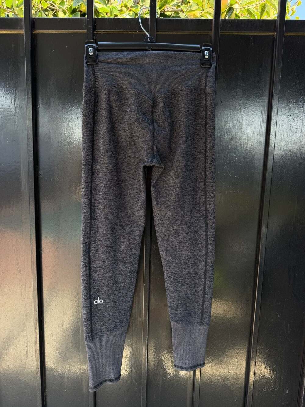 Alo Yoga Alosoft Lounge Legging Size XS Charcoal Heather Gray